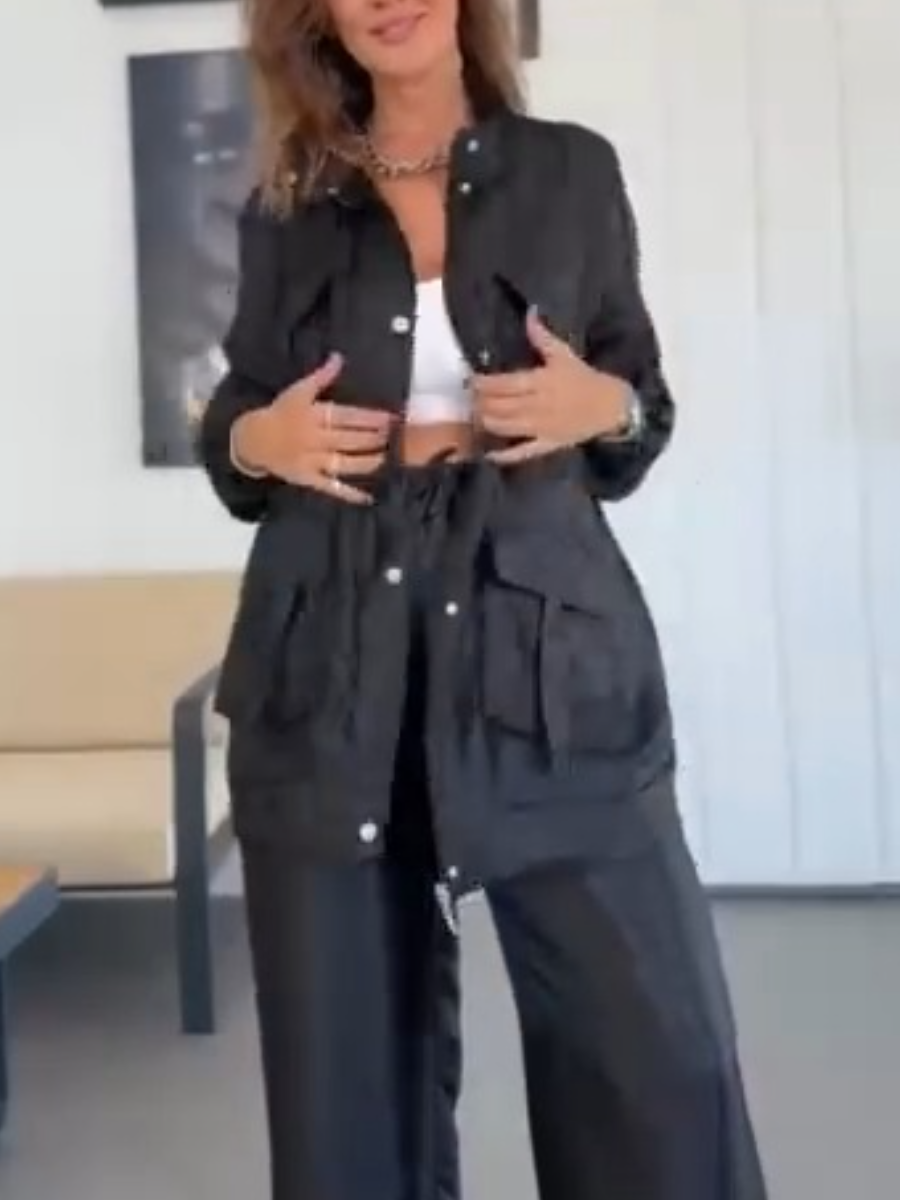 Loose Casual Long Sleeve Suit
