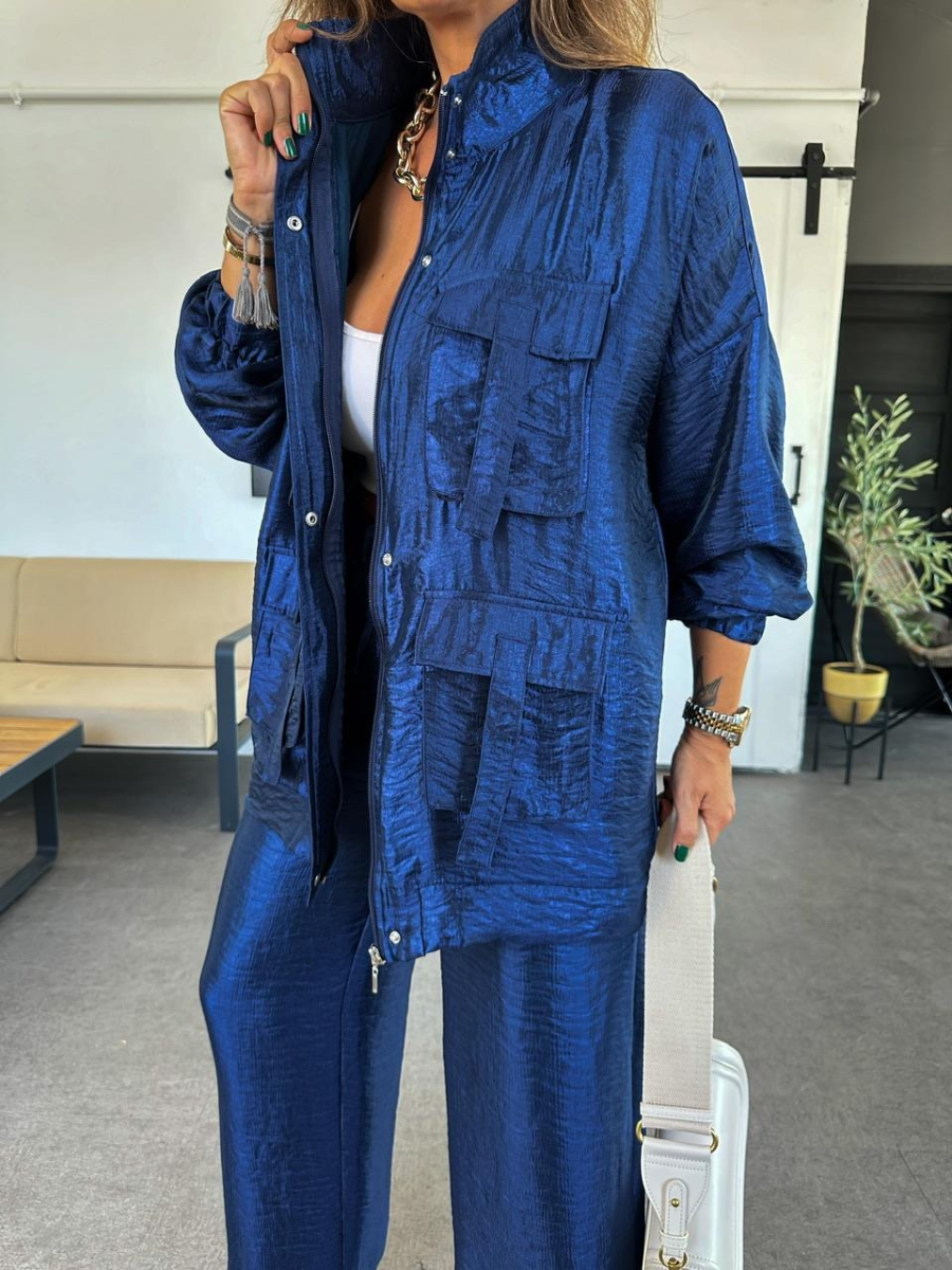 Loose Casual Long Sleeve Suit