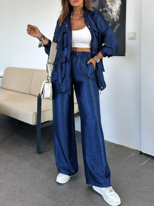 Loose Casual Long Sleeve Suit