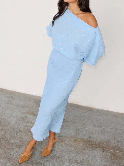 Elegant Elasticated Waist Dress