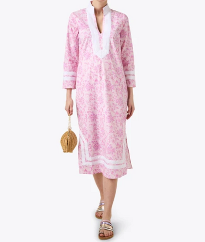 V-Neck Printed Dress