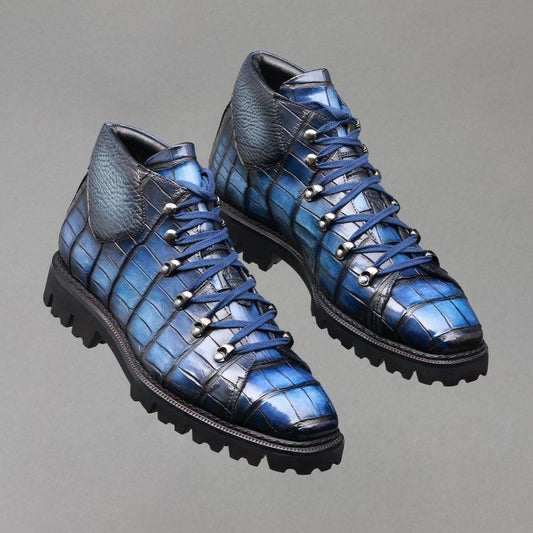 Crocodile Leather Titan Boots