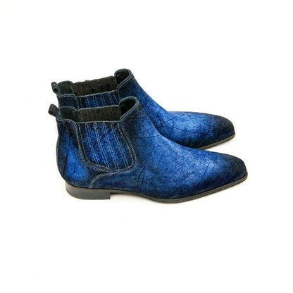 Botas Chelsea azules de locura 