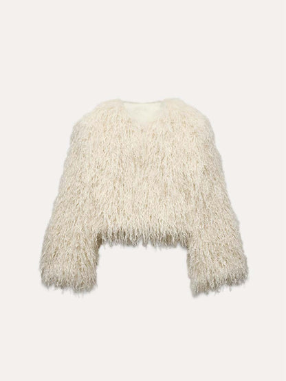 Fashion Winter Warm Faux Fur Coat