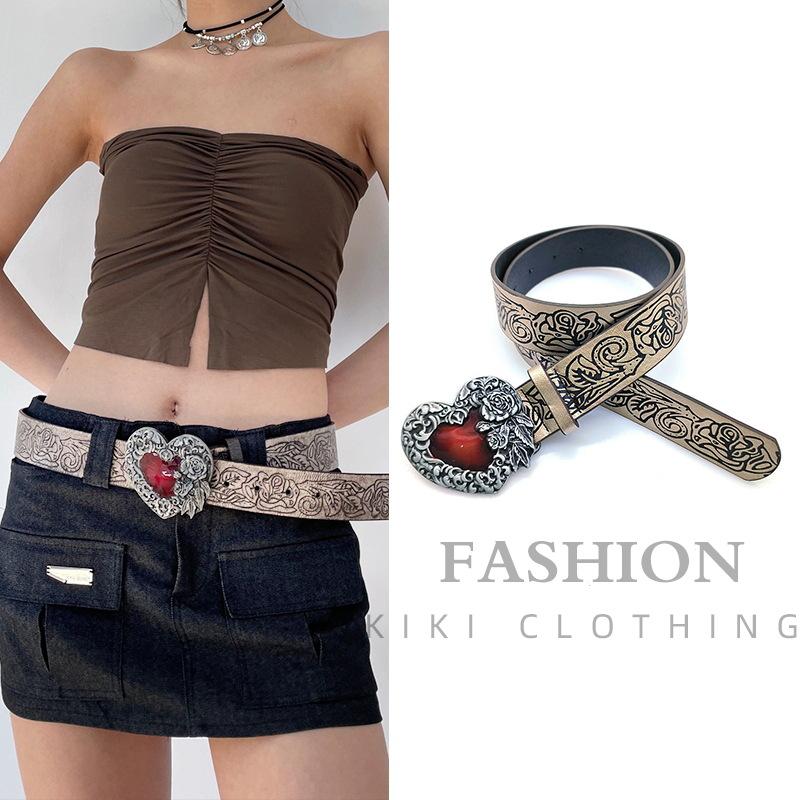 Rose Ruby Heart Belt