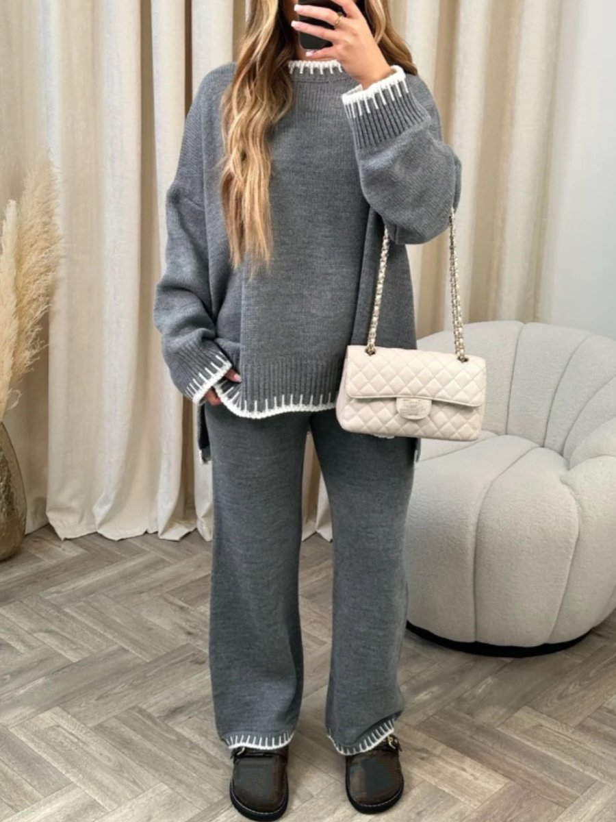 Casual Loungewear Knit Set