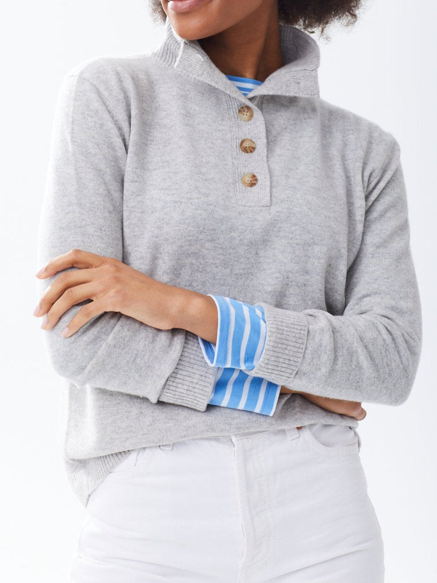 Comfortable Button Gentle Loose Sweater