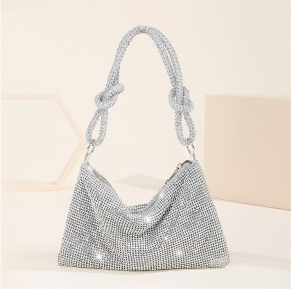 Luxury Design Shiny Rhinestones Handbag