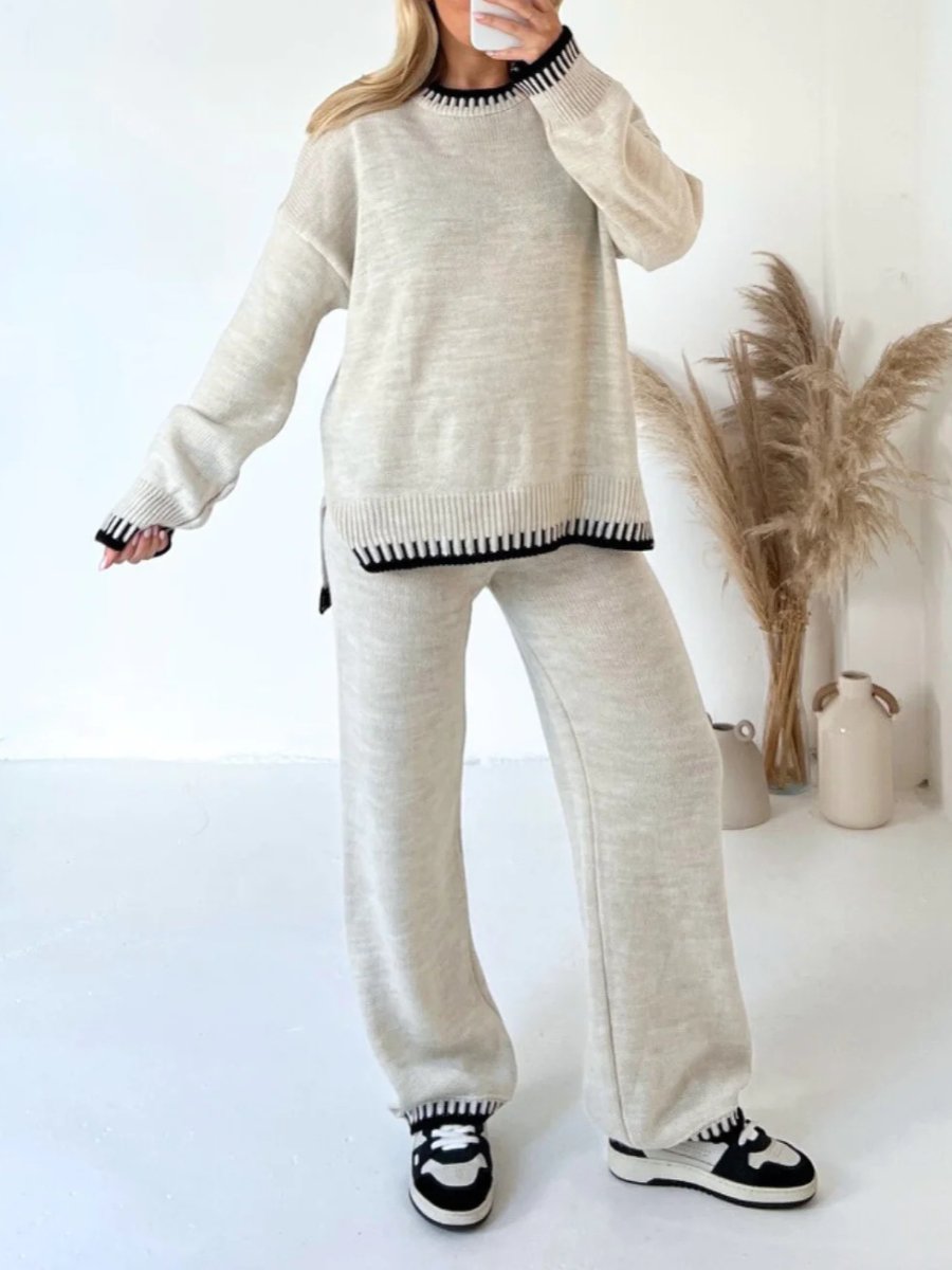 Casual Loungewear Knit Set